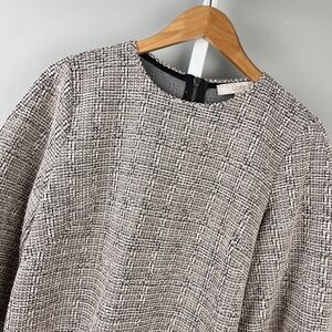 Ann Taylor LOFT Tweed Shift Dress Womens 10 Preppy‎ Classic Academia